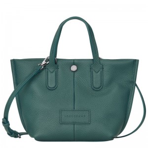 Women Longchamp Essential Xs Handbag Blue Green | Thailand-618TUCJDK