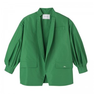 Women Longchamp Kimono Jacket Green | Thailand-176XPMCHI