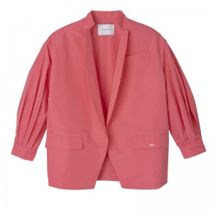 Women Longchamp Kimono Jacket Pink | Thailand-709ORNKFA