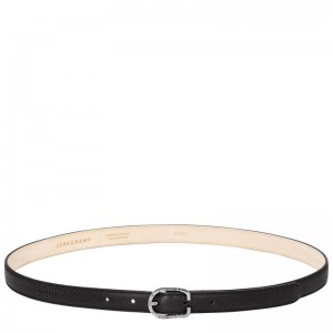 Women Longchamp Le Foulonné Belt Black | Thailand-637OTPJZF