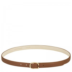 Women Longchamp Le Foulonné Belt Brown | Thailand-328TUNISC