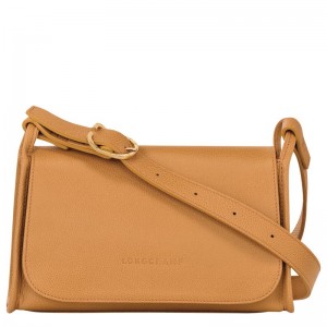 Women Longchamp Le Foulonné M Crossbody Bag Brown | Thailand-437XTFBMV