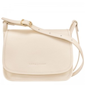 Women Longchamp Le Foulonné M Crossbody Bag Beige | Thailand-019TYMEPW