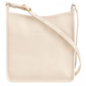 Women Longchamp Le Foulonné M Crossbody Bag Beige | Thailand-945GIWRZD