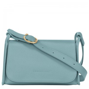 Women Longchamp Le Foulonné M Crossbody Bag Blue | Thailand-643XDEPJF