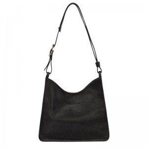 Women Longchamp Le Foulonné M Hobo Bag Black | Thailand-564VNIQWG