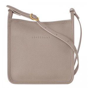 Women Longchamp Le Foulonné S Crossbody Bag Grey | Thailand-231TOIWDS