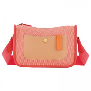 Women Longchamp Le Foulonné S Crossbody Bag Pink | Thailand-891BDFGOS