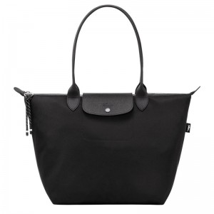 Women Longchamp Le Pliage Energy L Tote Bag Black | Thailand-216LHYXRA