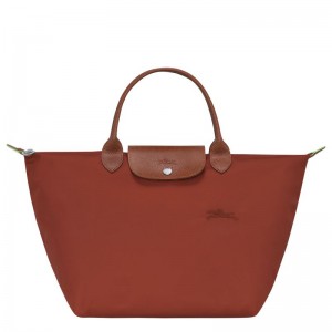 Women Longchamp Le Pliage Green M Handbag Brown | Thailand-782YVUQHZ