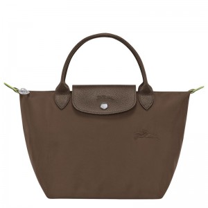 Women Longchamp Le Pliage Green S Handbag Dark Brown | Thailand-673MZGNKY