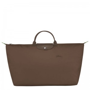 Women Longchamp Le Pliage Green Xl Travel Bag Dark Brown | Thailand-934ENXFHK