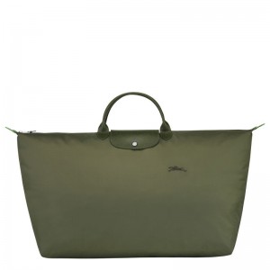 Women Longchamp Le Pliage Green Xl Travel Bag Dark Green | Thailand-459OKGSTB