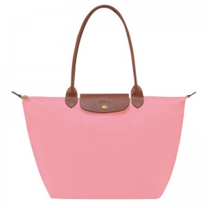 Women Longchamp Le Pliage Original L Tote Bag Pink | Thailand-819WFXLPV
