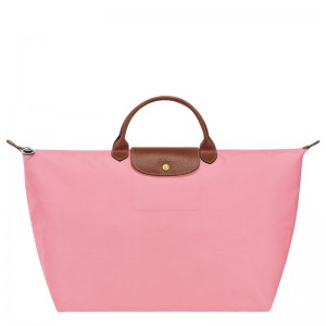 Women Longchamp Le Pliage Original L Travel Bag Pink | Thailand-851EVYTJU
