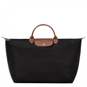 Women Longchamp Le Pliage Original L Travel Bag Black | Thailand-682CRAQWV