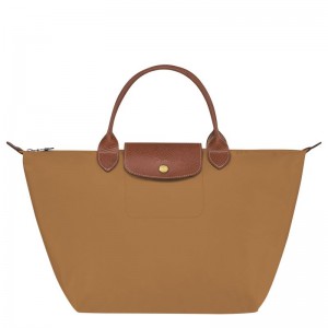Women Longchamp Le Pliage Original M Handbag Brown | Thailand-613FYEMNV