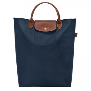 Women Longchamp Le Pliage Original M Tote Bag Navy | Thailand-709GXRDFP