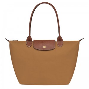Women Longchamp Le Pliage Original M Tote Bag Brown | Thailand-978HLWVEB