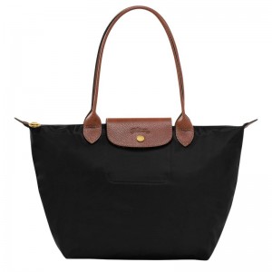 Women Longchamp Le Pliage Original M Tote Bag Black | Thailand-916LXWSPM