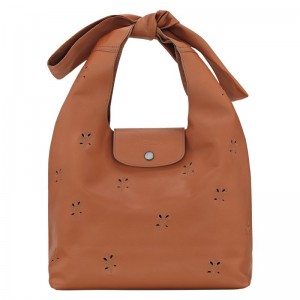Women Longchamp Le Pliage Xtra M Shoulder Bag Brown | Thailand-246PJTNEL