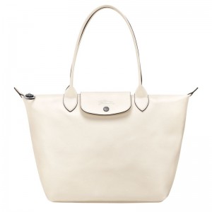 Women Longchamp Le Pliage Xtra M Tote Bag Cream | Thailand-809WNMFCV