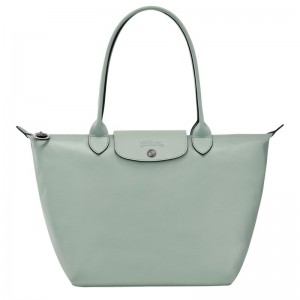 Women Longchamp Le Pliage Xtra M Tote Bag Blue Green | Thailand-281BELZQV