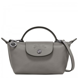 Women Longchamp Le Pliage Xtra Xs Pouch Grey | Thailand-602JATBMR