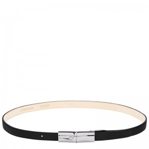 Women Longchamp Le Roseau Belt Black | Thailand-376EPLIXM
