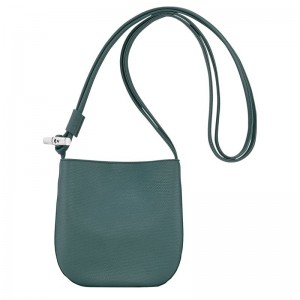 Women Longchamp Le Roseau S Crossbody Bag Blue Green | Thailand-429ODSPBX
