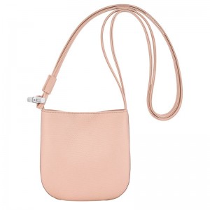 Women Longchamp Le Roseau S Crossbody Bag Light Rose | Thailand-137WUGZAS