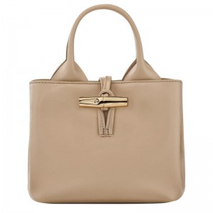 Women Longchamp Le Roseau Xs Handbag Beige | Thailand-245YWPRCG