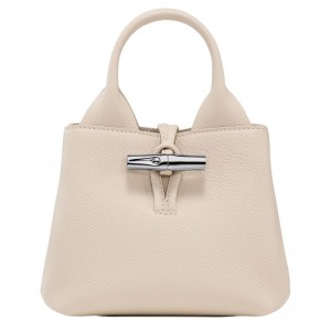 Women Longchamp Le Roseau Xs Handbag Beige | Thailand-754CZILVF