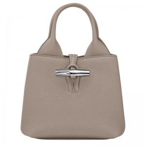 Women Longchamp Le Roseau Xs Handbag Beige | Thailand-736WOKLVR