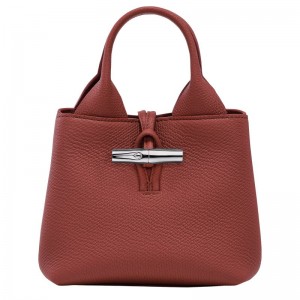 Women Longchamp Le Roseau Xs Handbag Brown | Thailand-549PEUTNZ