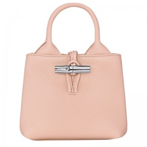 Women Longchamp Le Roseau Xs Handbag Light Rose | Thailand-481KNMVBD