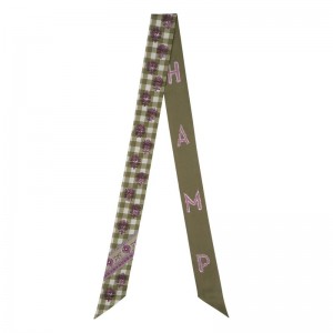 Women Longchamp The Bucolic Escapade Headband Olive / Multicolor | Thailand-309HXKBIT