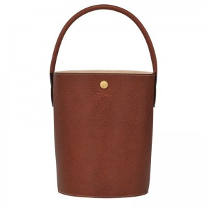 Women Longchamp Épure S Bucket Bag Brown | Thailand-238OKCRZN