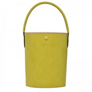 Women Longchamp Épure S Bucket Bag Green | Thailand-460EWOPCN