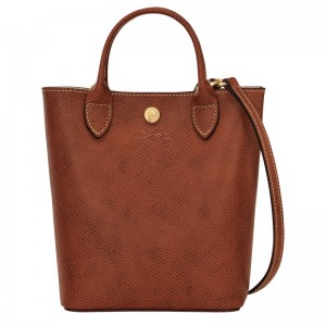 Women Longchamp Épure Xs Tote Bag Brown | Thailand-420ZMJOUQ