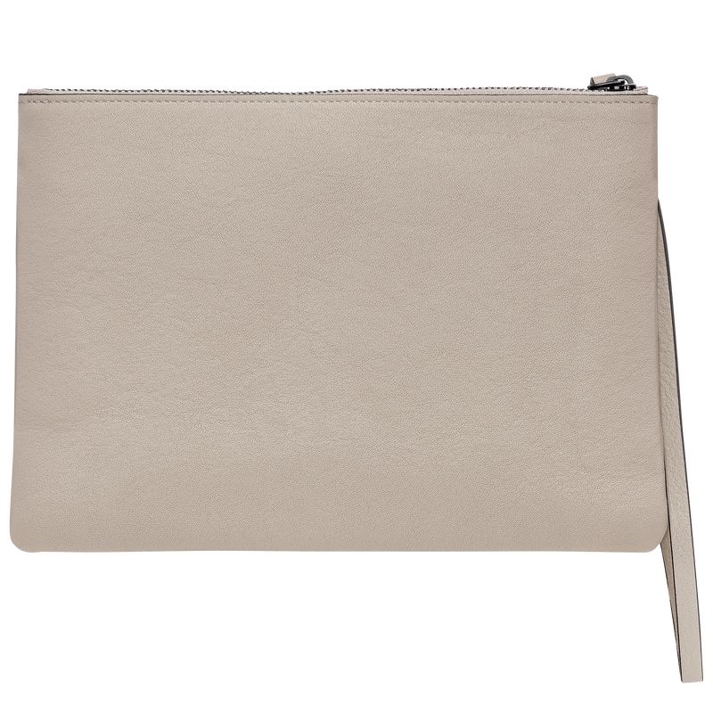 Men Longchamp 3D Pouch Brown | Thailand-421XHEDBK