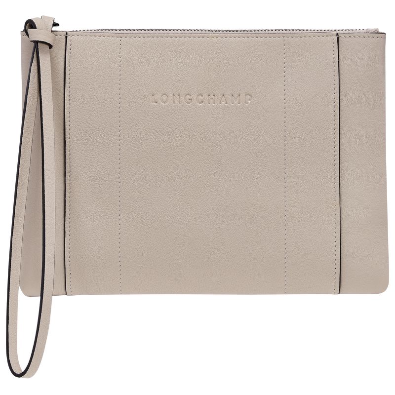 Men Longchamp 3D Pouch Brown | Thailand-421XHEDBK