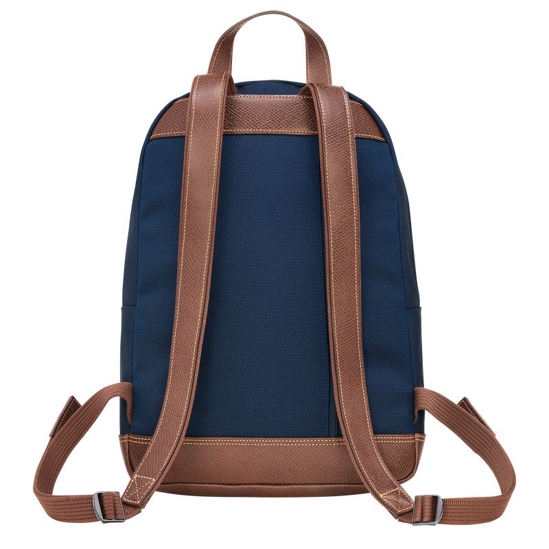 Men Longchamp Boxford Backpack Blue | Thailand-258VONESK