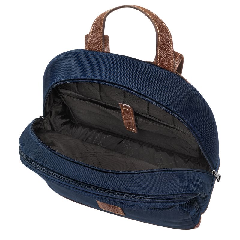 Men Longchamp Boxford Backpack Blue | Thailand-258VONESK