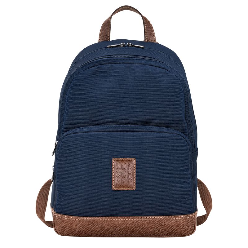 Men Longchamp Boxford Backpack Blue | Thailand-258VONESK
