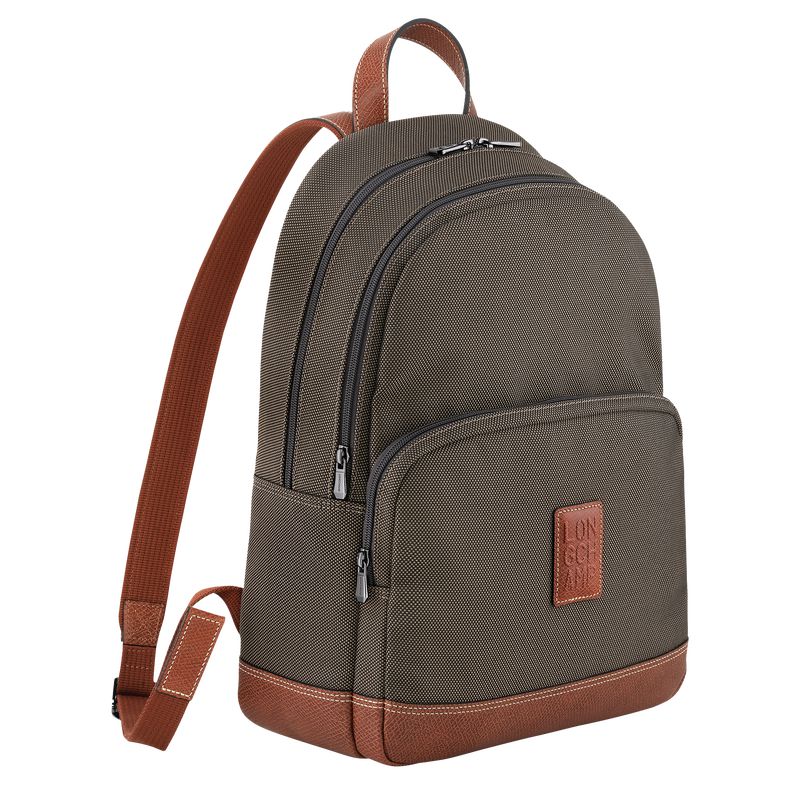 Men Longchamp Boxford Backpack Brown | Thailand-267JKBTPF