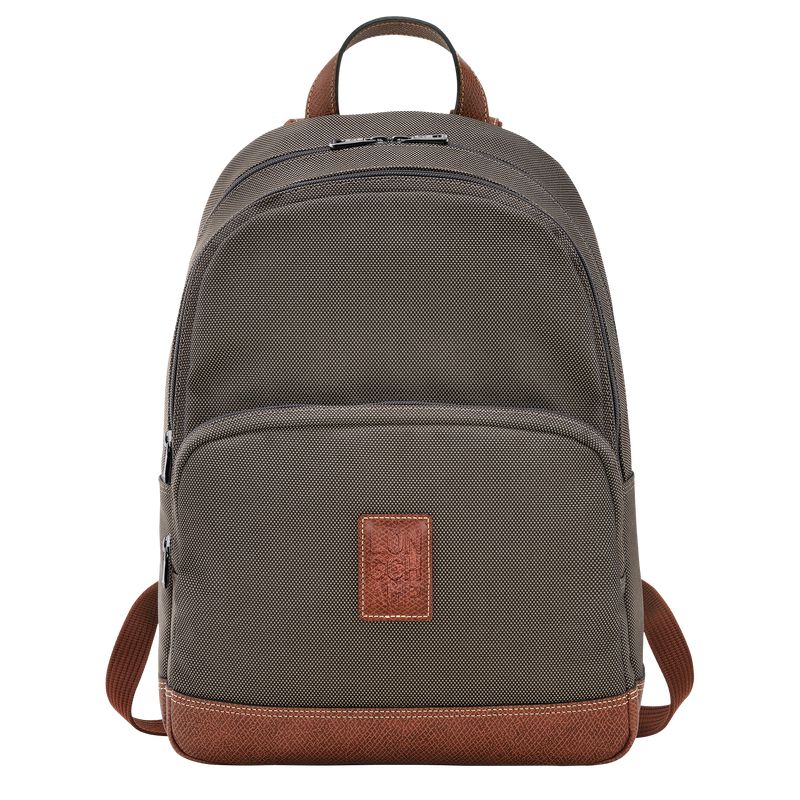 Men Longchamp Boxford Backpack Brown | Thailand-267JKBTPF