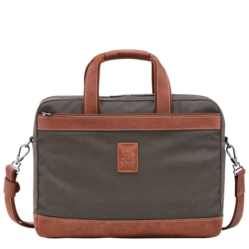 Men Longchamp Boxford L Briefcase Brown | Thailand-310FJWEPT