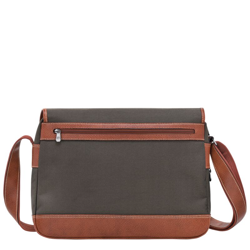 Men Longchamp Boxford L Crossbody Bag Brown | Thailand-278DUFLHV