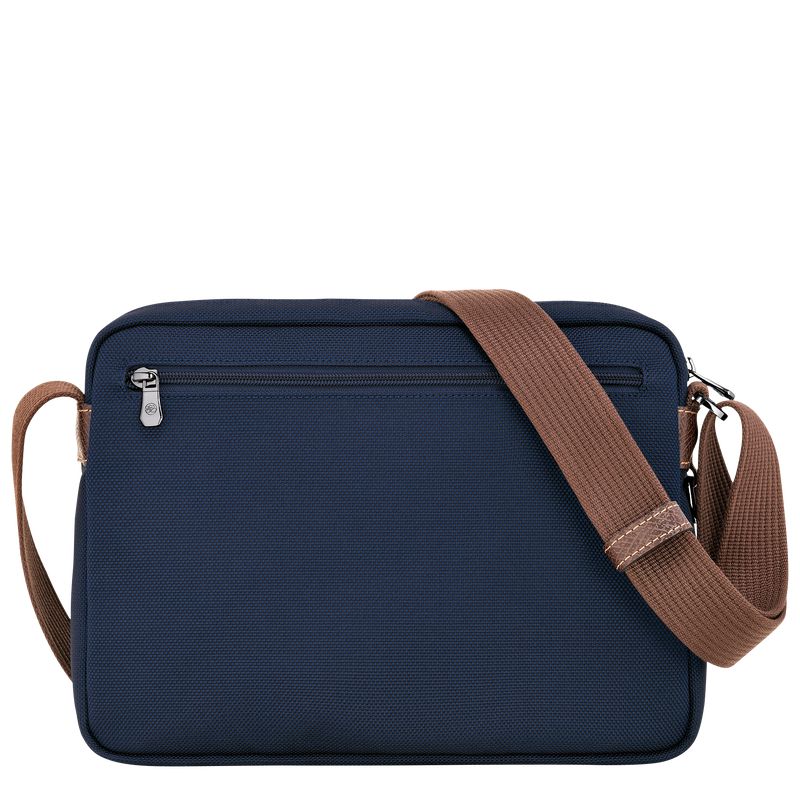 Men Longchamp Boxford M Camera Crossbody Bag Blue | Thailand-679HUNCSJ